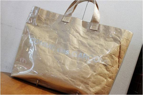 comme des garconsのPVCトートバッグ