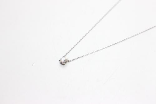 ダイヤ+プラチナネックレスの古着買取