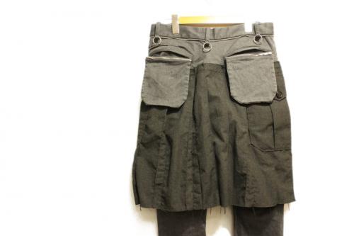 レイヤードスカートパンツの古着買取