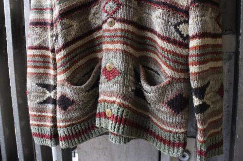 ネイティブ柄ショールの古着買取