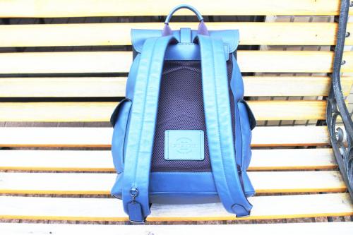 レザーバックパック ネイビー ハドソン F23202の古着買取