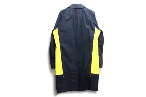 ジュンヤ ワタナベ　コム　デ　ギャルソン　マンの配色コットンギャバワークコート