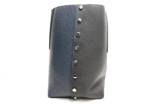 モンクレールのエンボスロゴコンビトートバッグ