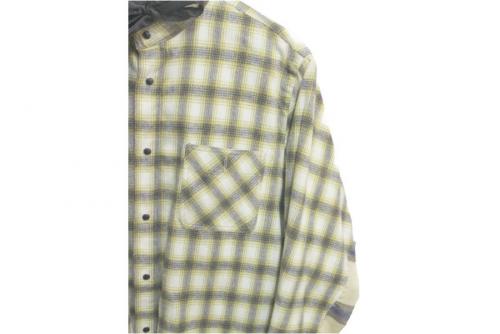 サカイのレイヤードチェックシャツ