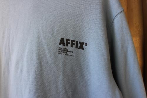 アフィックスのAFFIX 12 BASIC HOODIE