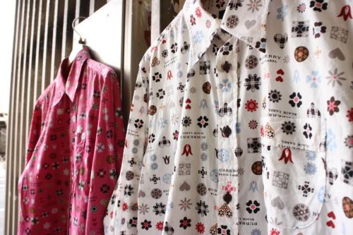 総柄プリントシャツ２点のメンズ