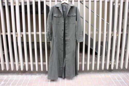 ワイズフォーメン ヨウジヤマモトのツイルコットンマキシコート