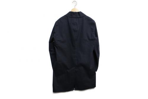 ライナー付ゴム引きコートのメンズ