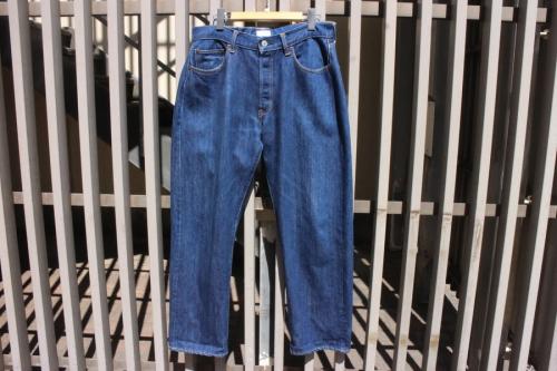 スピンコットンストレートデニムのメンズ