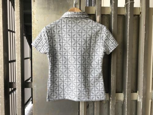 フェンディのズッカ柄ポロシャツ