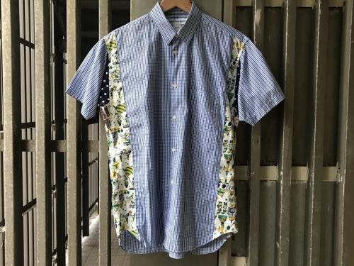 コムデギャルソンシャツの半袖切替シャツ