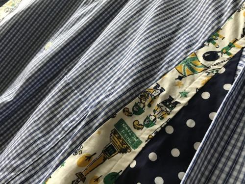 半袖切替シャツのメンズ