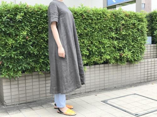 ロンハーマンのリネンAラインワンピース