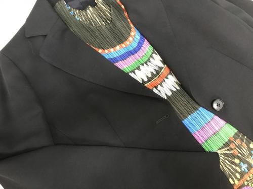 プリーツセットアップブラウスのレディース