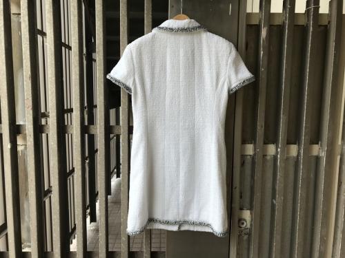 ツイードワンピースのドレス