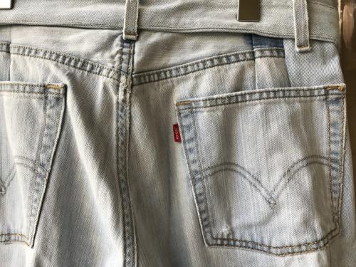 RE：CONSTRUCED BELTED BUGGY JEANSのリメイクデニム