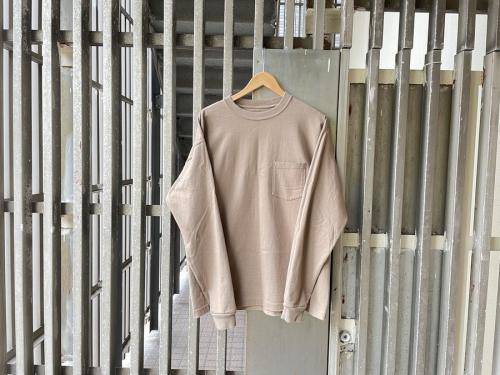 シオタの度詰め 吊天竺ポケット付きロンT