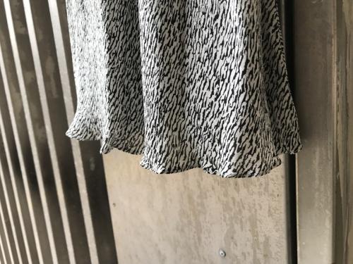 サンローランパリのゼブラ柄ワンピース