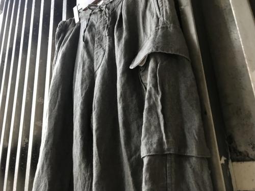 ブラームスのWASH LINEN 5P EASY PANTS