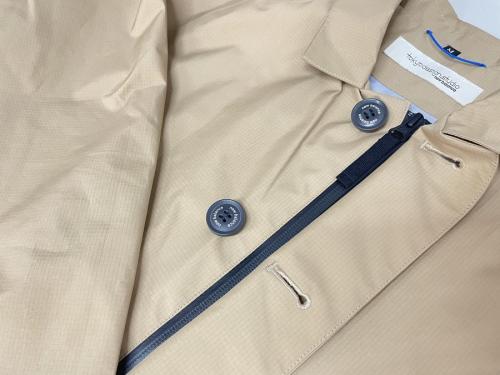 ステンカラーコートのGORE-TEX