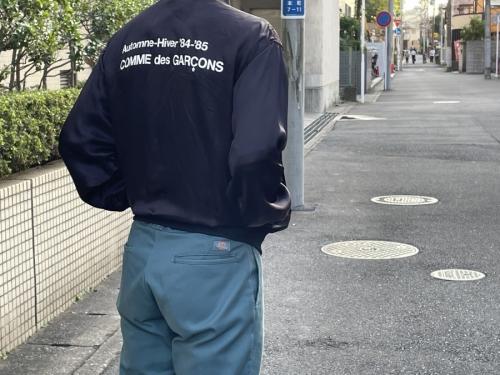ブルゾンのcomme des garcons