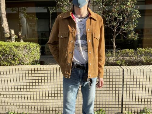 ジェームス グロースのスウェードジャケット