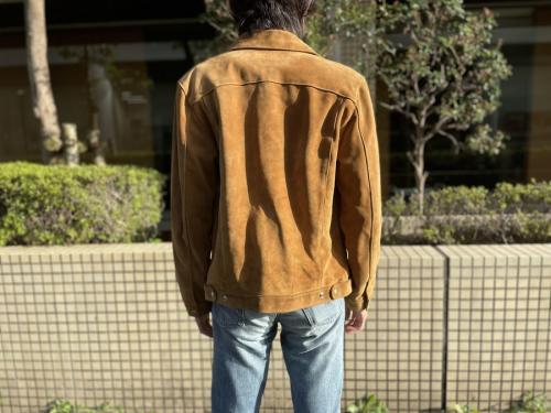 スウェードジャケットのレザージャケット