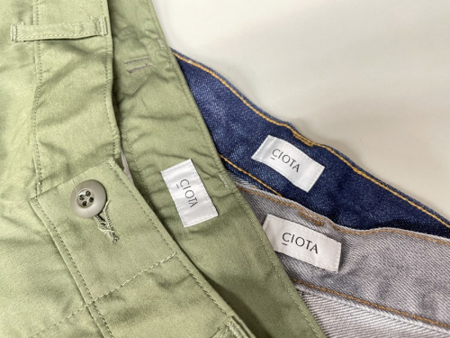 ドメスティックブランドのCIOTA