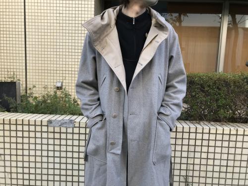 リバーシブル フーデッドコートのメンズ