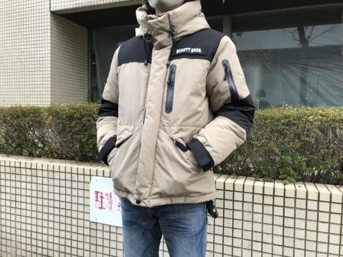 2TONE SNORKEL DOWN PARKAのダウンジャケット