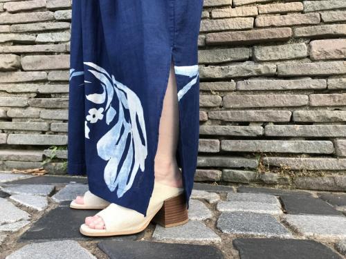 二重織のUMiiロハドレスの日本製