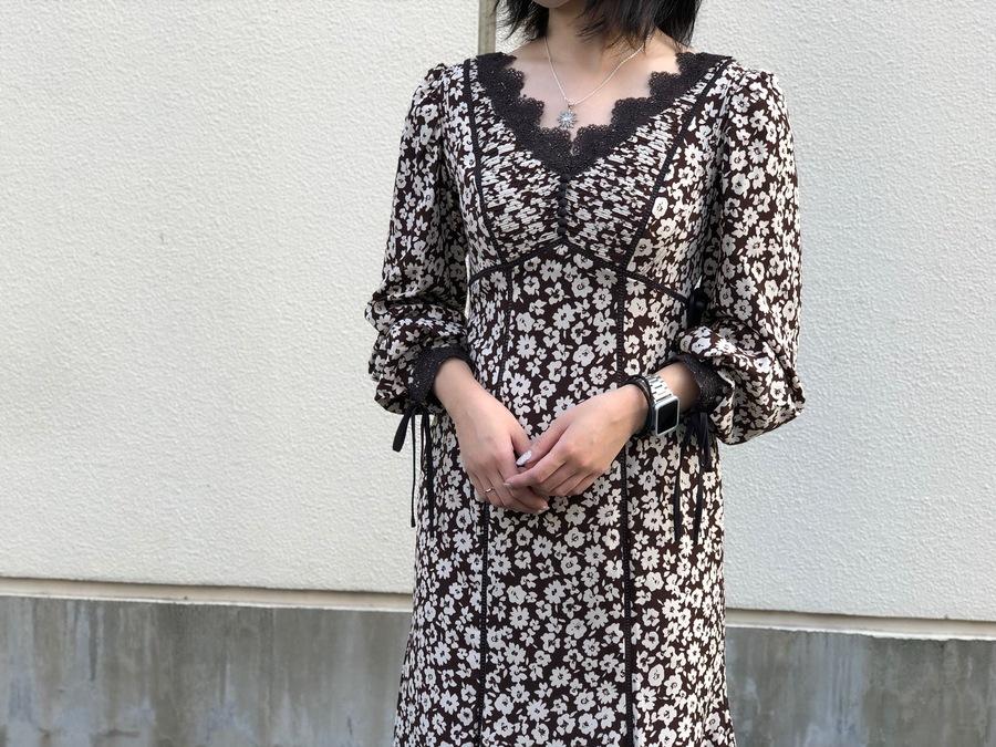 人気ブランド【Her lip to/ハーリップトゥ】よりFloral Print Lace Trimmed Dressをお買取入荷致しました