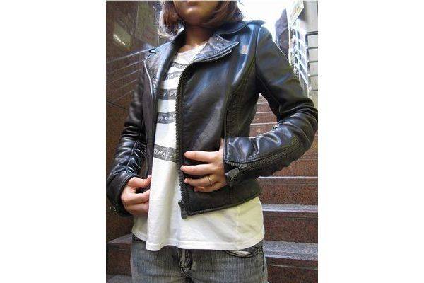 BALENCIAGA バレンシアガ ラム皮 ライダース 乏しい ジャケット 40