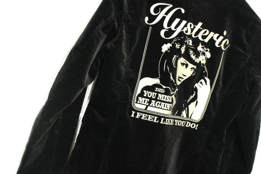 Hysteric Glamour (ヒステリックグラマー) ベロアスタジャン入荷