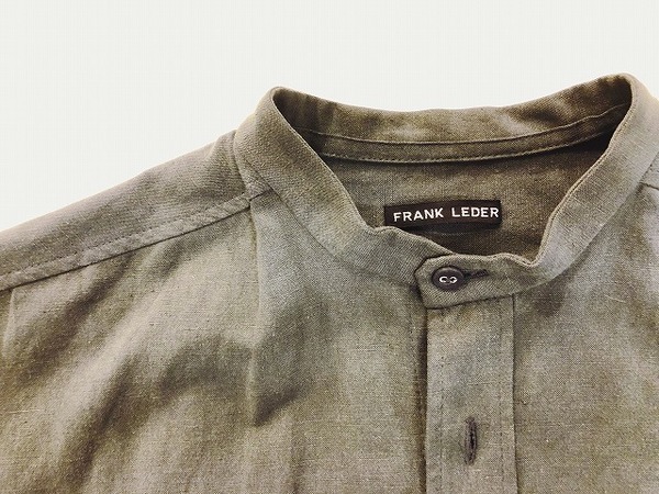 全国送料無料・イイ店 FRANK SHIRTが LINEN WASHED ）のPRE LEDER（フランクリーダー トップス