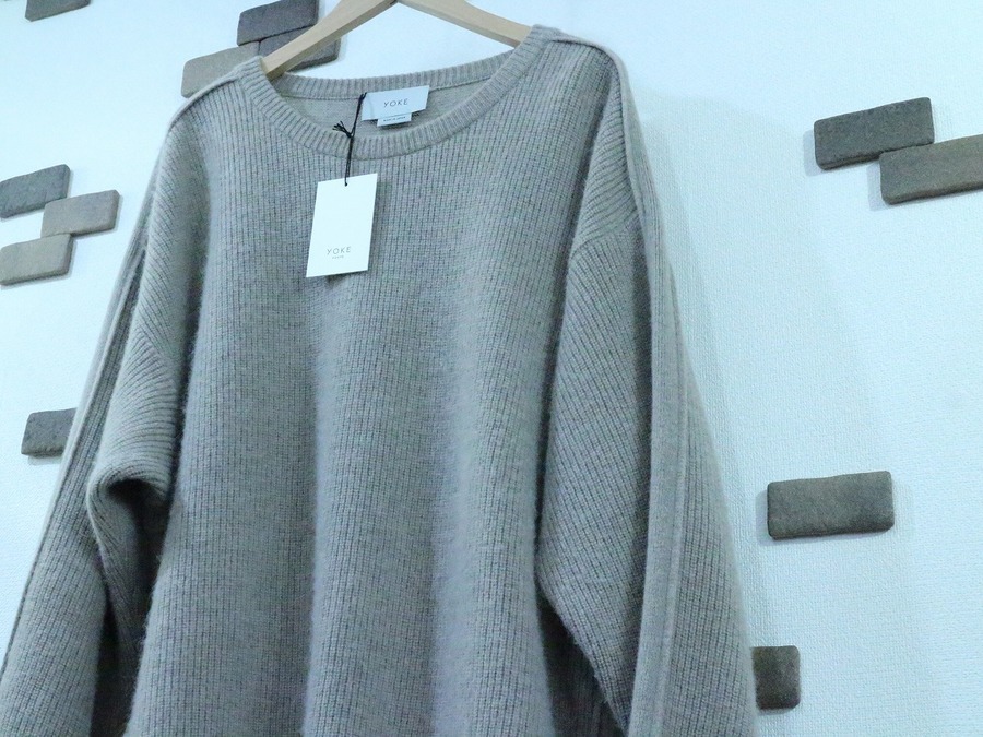 YOKEより7G ALPACA WOOL CARDIGAN RIB STITCH KNIT が入荷致しました