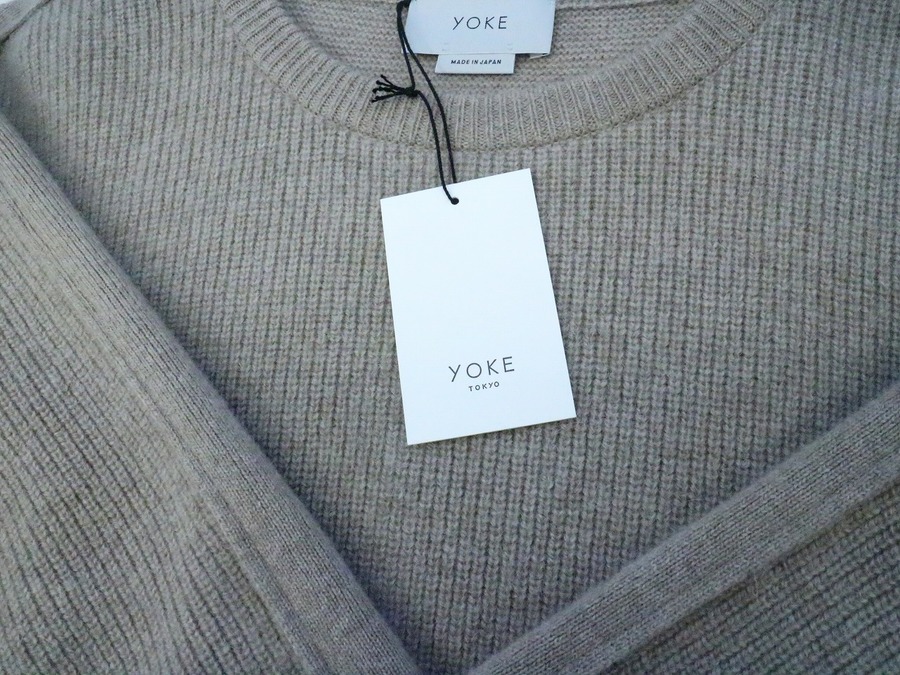 YOKEより7G ALPACA WOOL CARDIGAN RIB STITCH KNIT が入荷致しました