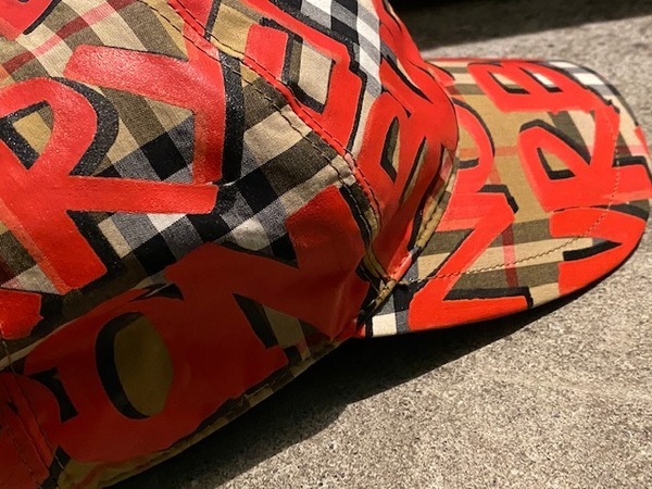 BURBERRY バーバリー ロンドン キャップ グラフィティ Burberry