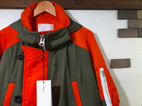 sacai/サカイよりAWハイブリッドミリタリーブルゾンが入荷致しまし