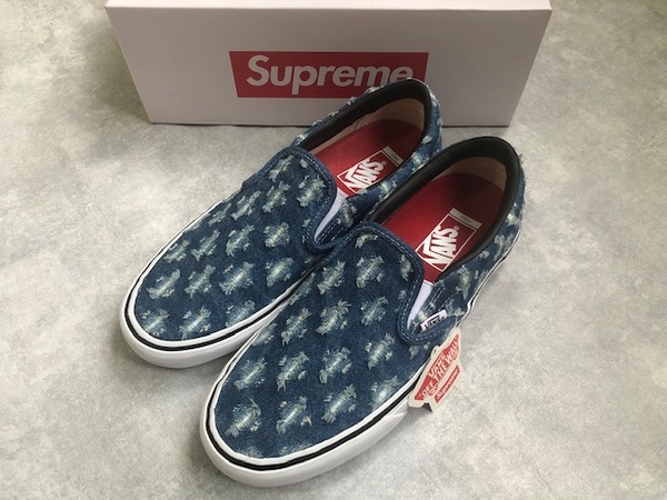 Supreme®/Vans® Hole Punch Denim Slip-Onメンズ