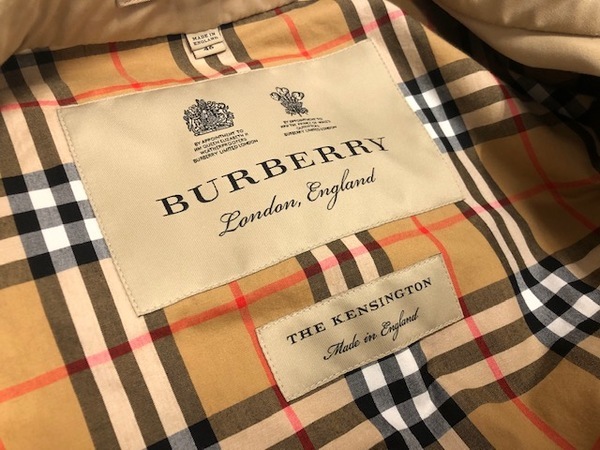 BURBERRY（バーバリー）」よりノヴァチェック ケンジントン ロング 