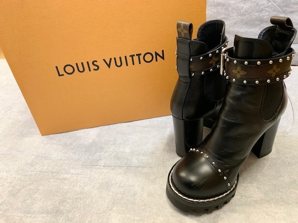 LOUIS VUITTON ルイヴィトン アンクルブーツ スタートレイルライン