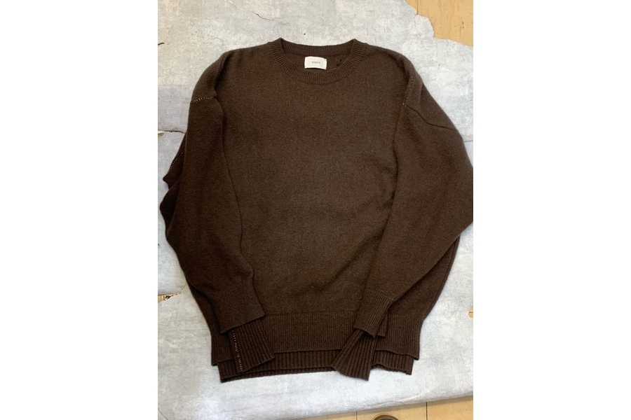 stein 18aw OVERSIZED DOUBLE KNIT LS