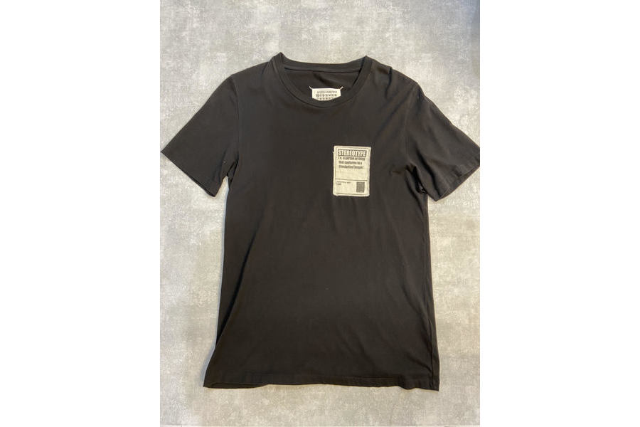 Maison Margiela メゾンマルジェラ　Tシャツ　パッチTシャツ MM6 Maison Margiela パッチ Tシャツ | ブラック | FARFETCH JP