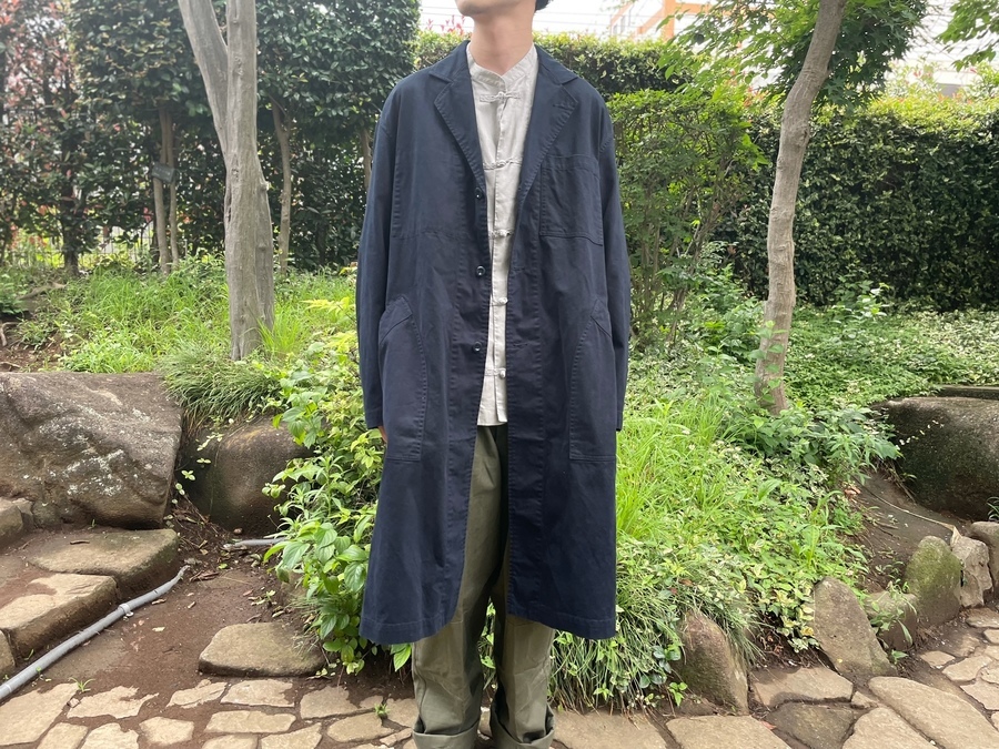 Graphpaper Military Cloth Shop Coat ブラック Graphpaper/グラフペーパー】のミリタリークロスショップコート