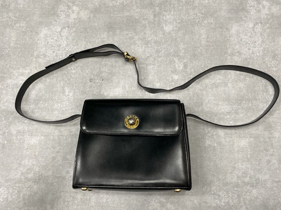 激レア 良品 OLD CELINE クラシカル レザーハンドバッグ スターボール