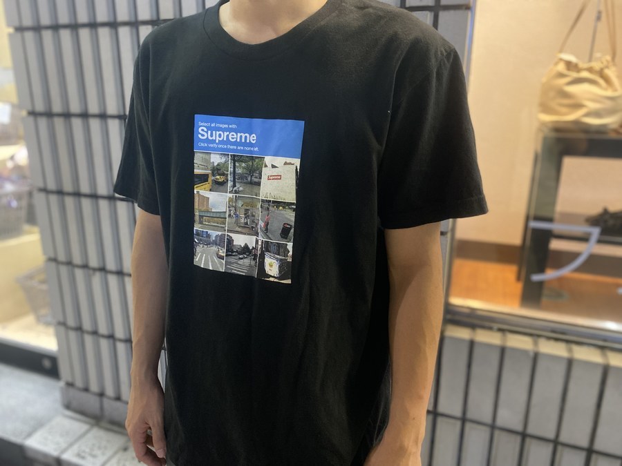 Supreme verify tee シュプリーム　画像認証Tシャツトップス