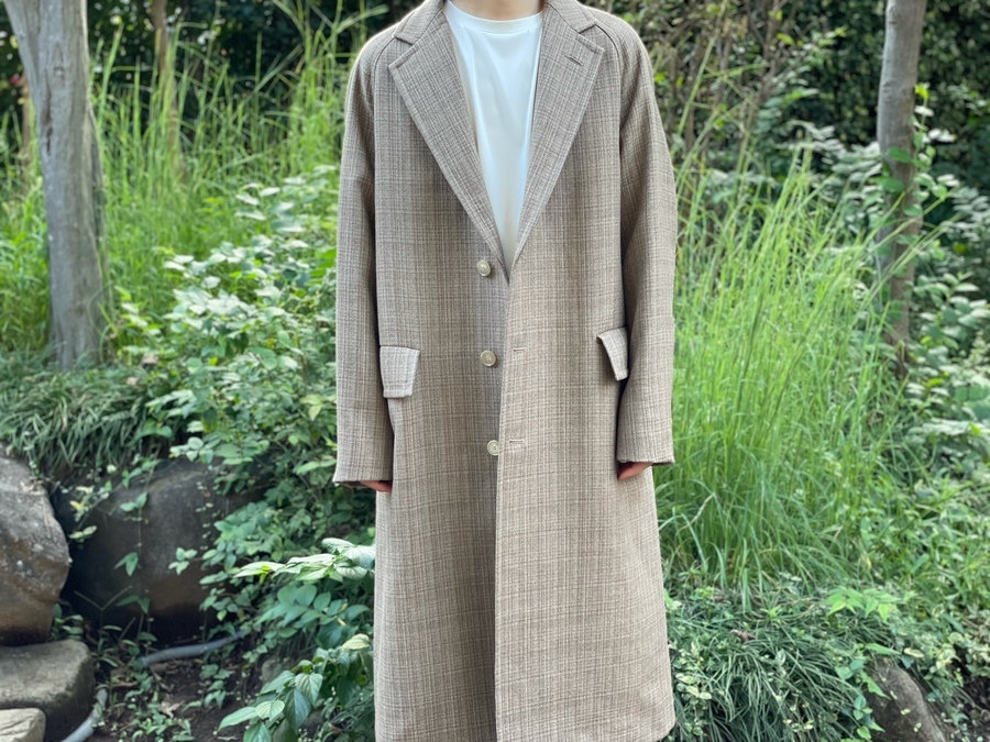 20AW AURALEE BLUEFACED CHESTERFIELD COAT