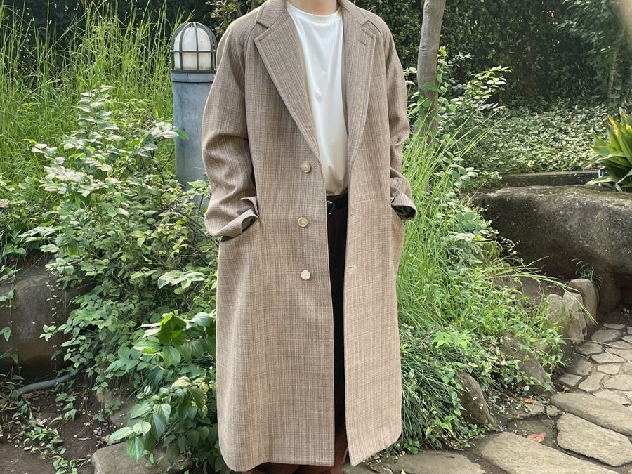 AURALEE/オーラリー】のダブルクロスチェックコートを買取入荷しました 