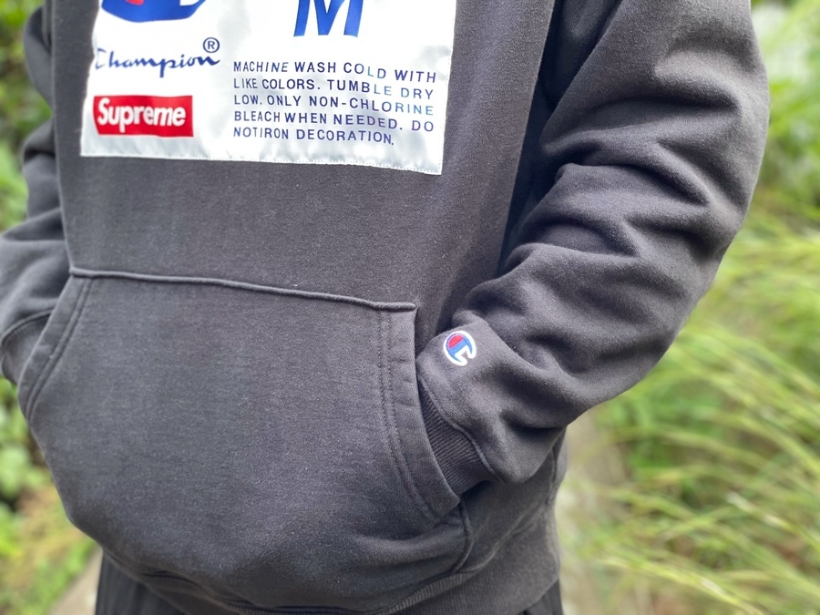 SUPREME×Champion/シュプリーム×チャンピオン】よりLabel Hooded